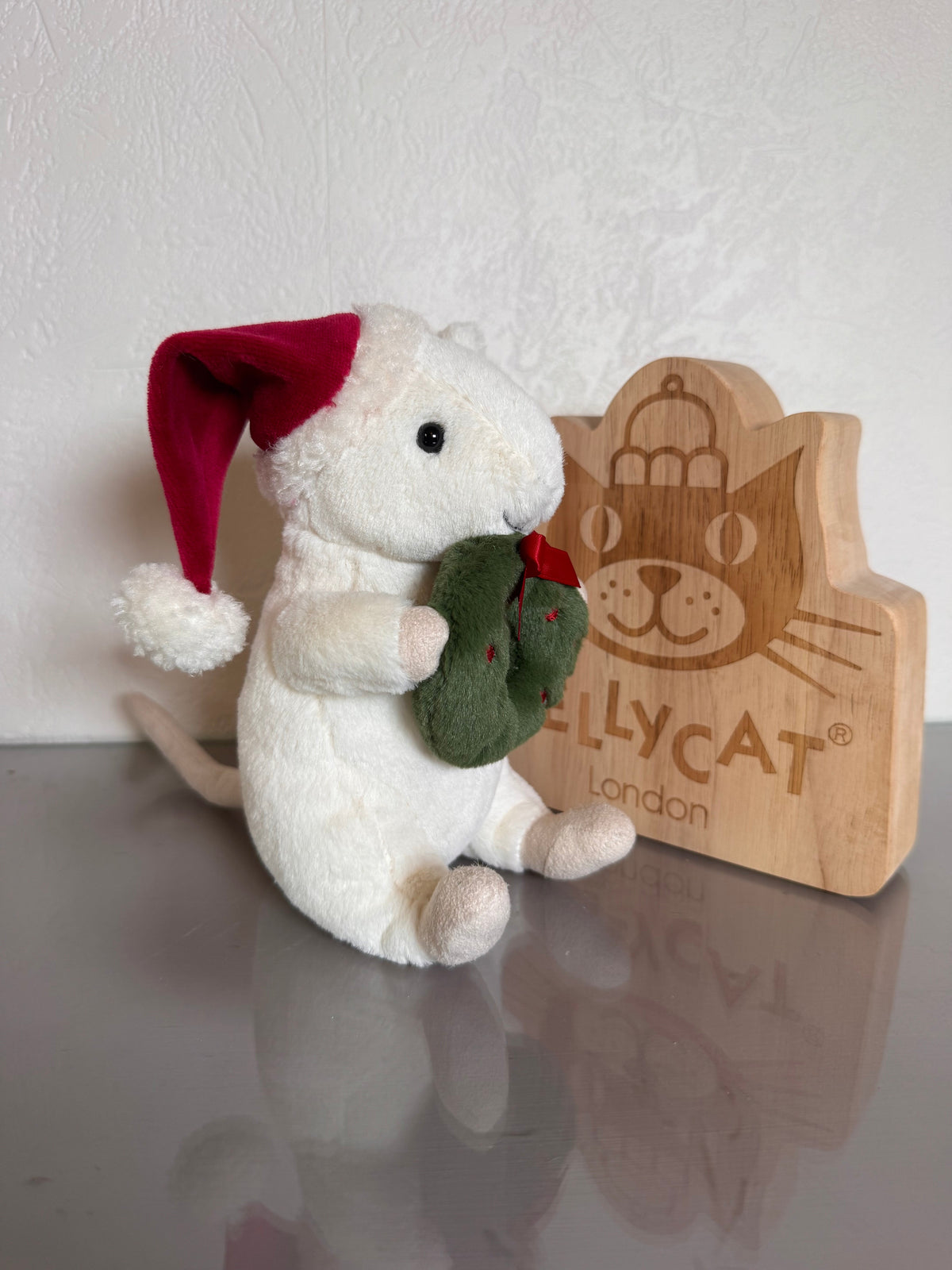 Jellycat Merry Mouse With Wreath