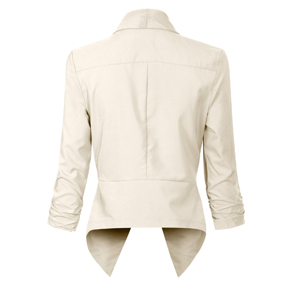 Beverly | Drapierter Blazer mit offener Front