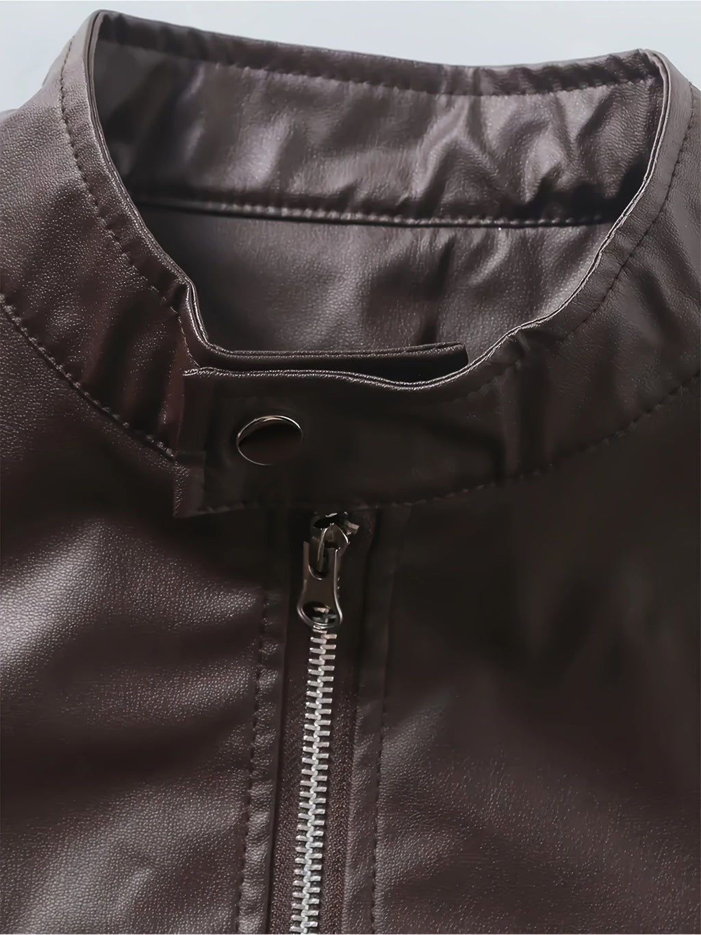 Blake | Klassische Bikerjacke mit Stehkragen