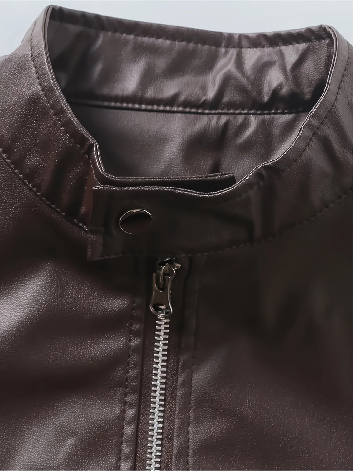 Blake | Klassische Bikerjacke mit Stehkragen
