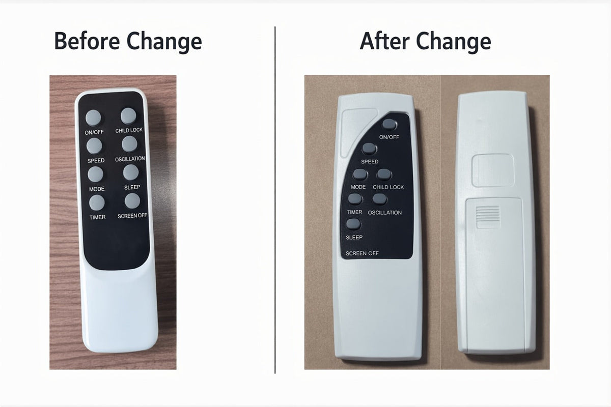 Bladeless Tower Fan with Remote Control and 12-Hour Timer for Home