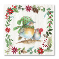 Winter Critter Chicks I Gallery-Wrapped Canvas Wall Art