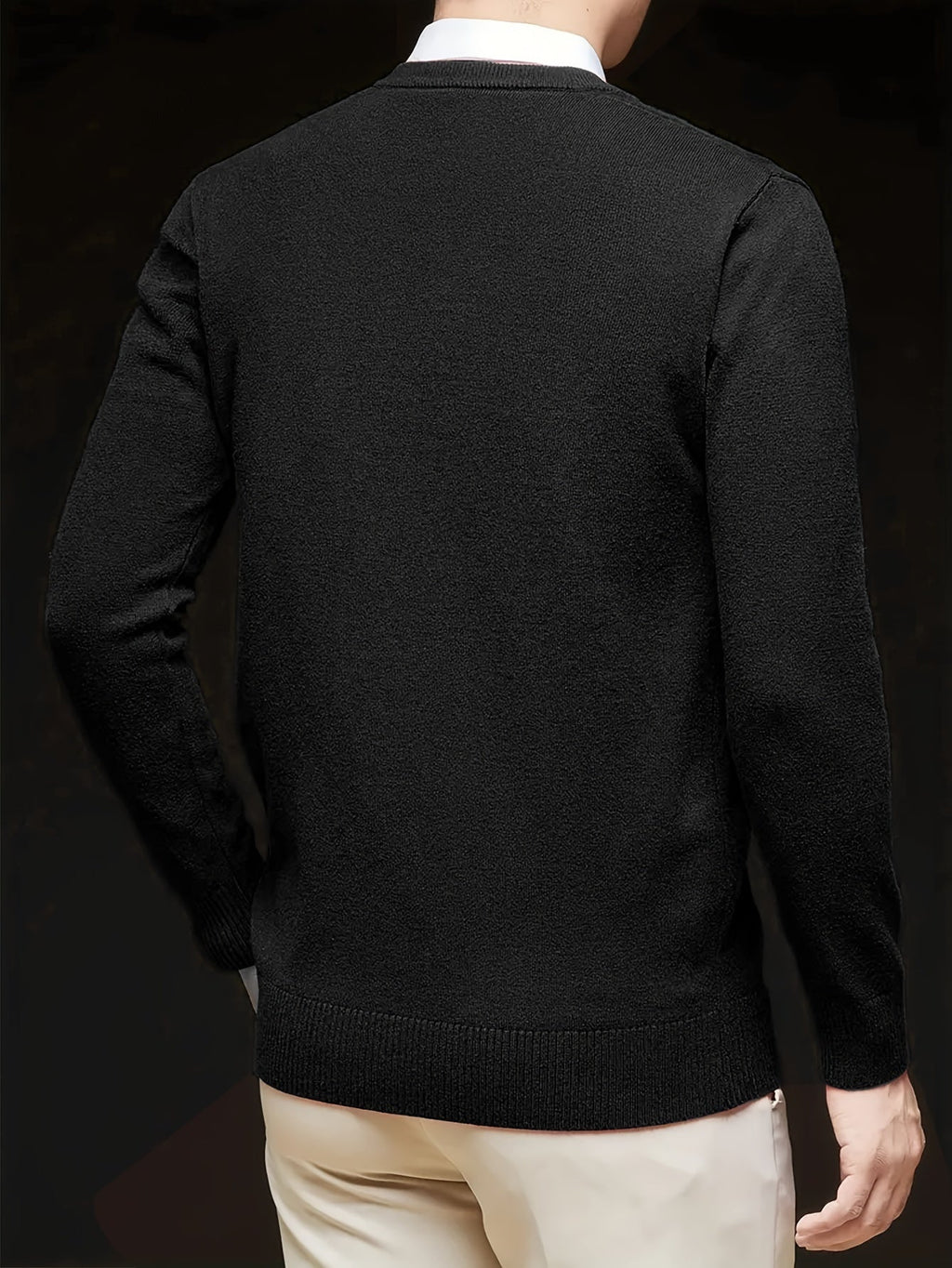 Nigel | Eleganter V-Ausschnitt-Pullover