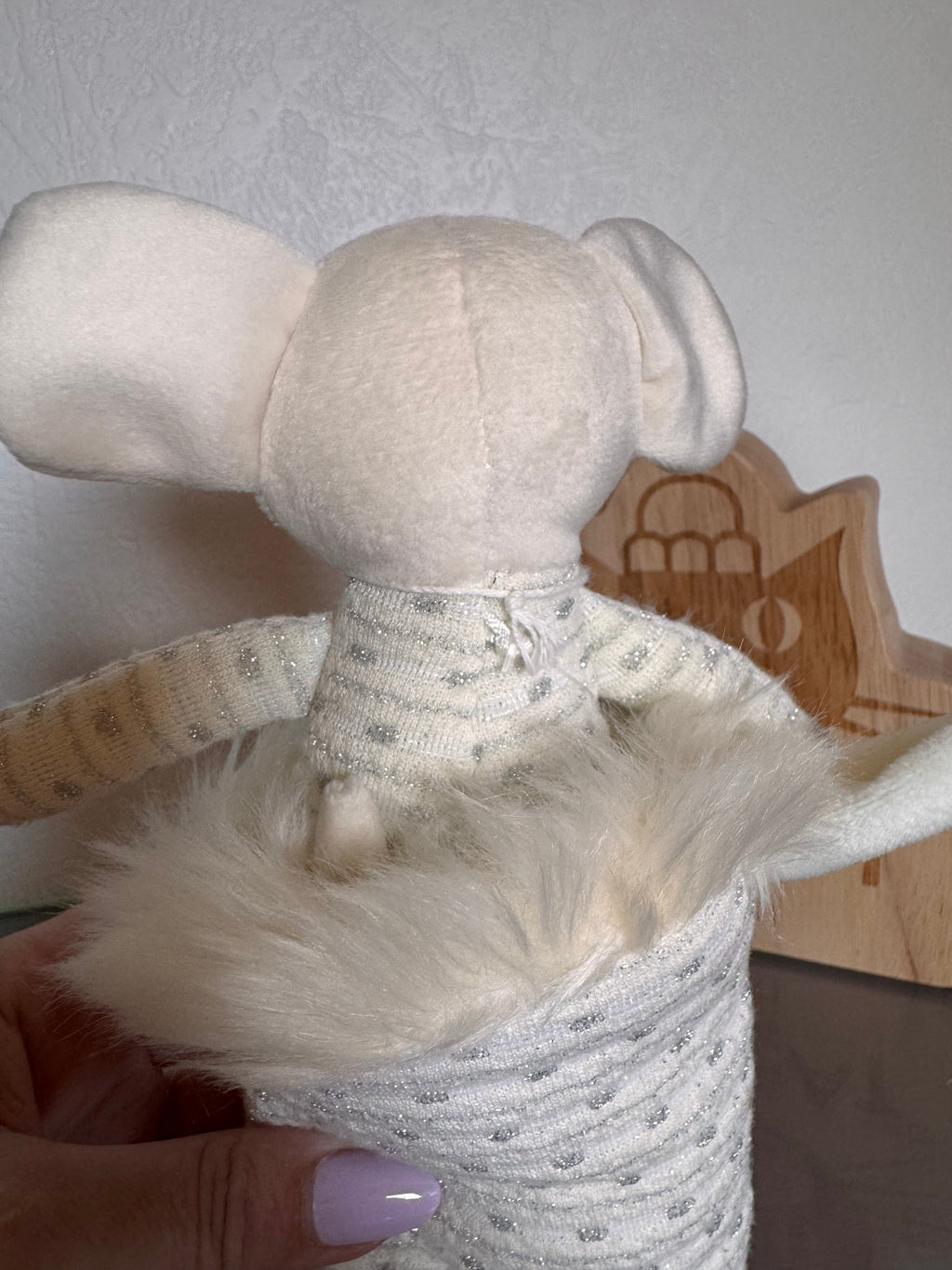 Jellycat Shimmer Stocking Mouse