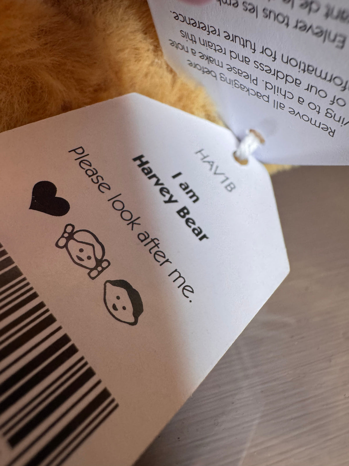 Jellycat Harvey Bear