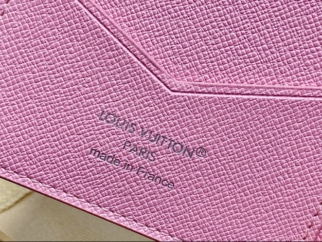 Louis Vuitton Tropical Paradise Monogram Compact Wallet — Blush Pink