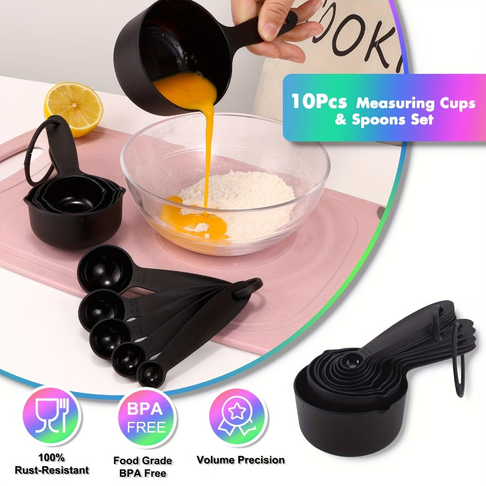 Silicone Cooking Utensils Set 17 Piece Rainbow Titanium with Rotating Holder - Heat Resistant Non-Stick Spatulas