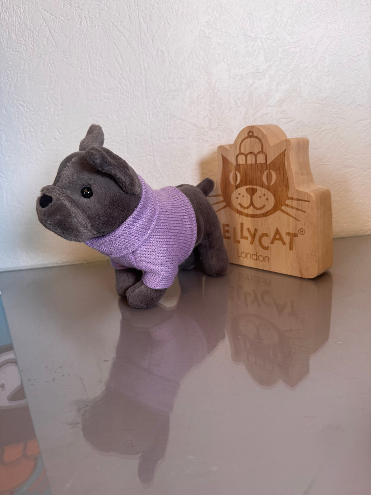 Jellycat Sweater French Bulldog Purple