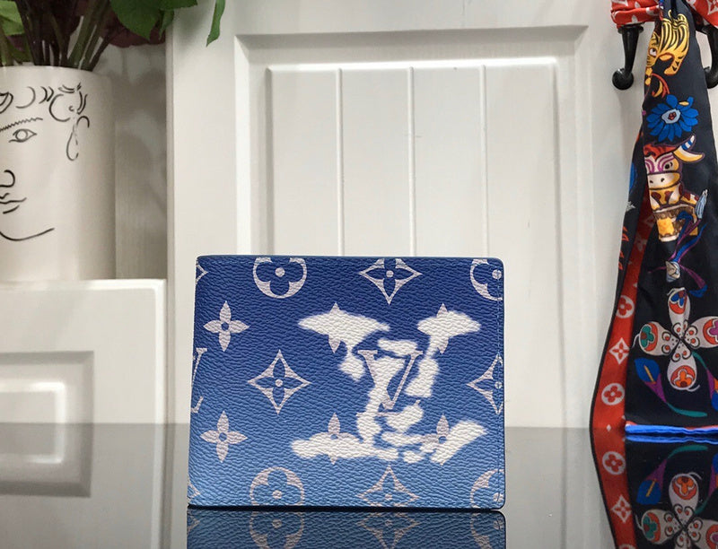 Louis Vuitton Multiple Wallet – Monogram Clouds Blue
