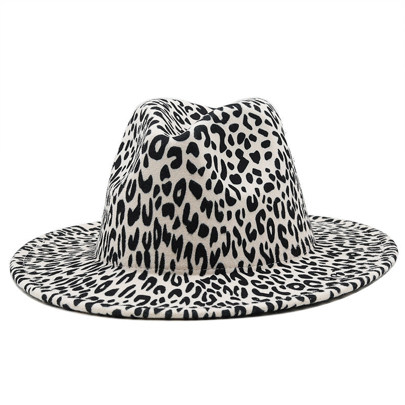 Hendrix Leopard Print Wool Fedora Hat – Medium