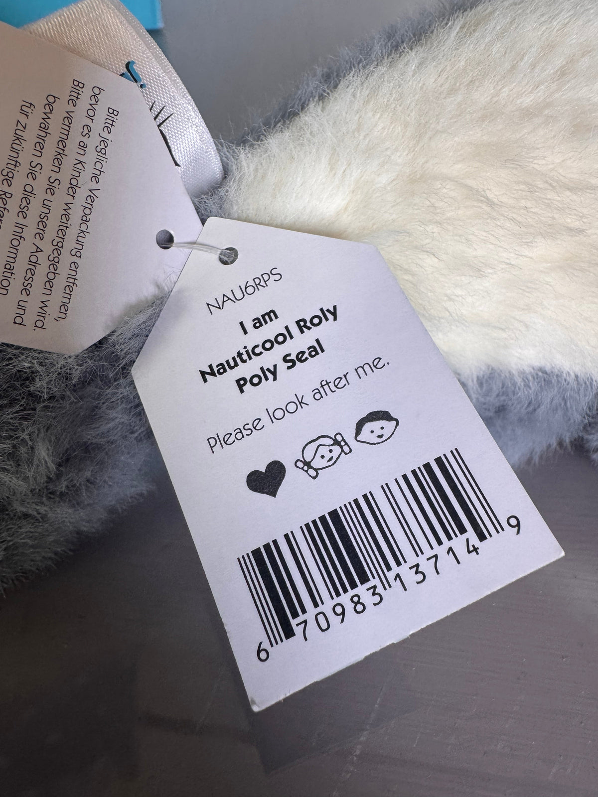 Jellycat Nautical Roly Poly Seal ￼