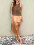 Katrina | Ärmelloses Sommerkleid mit Rundhalsausschnitt