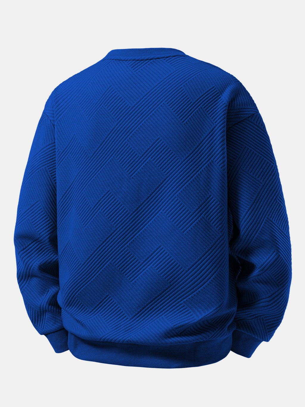 Relaxed Fit Stripe Jacquard Sweatshirt