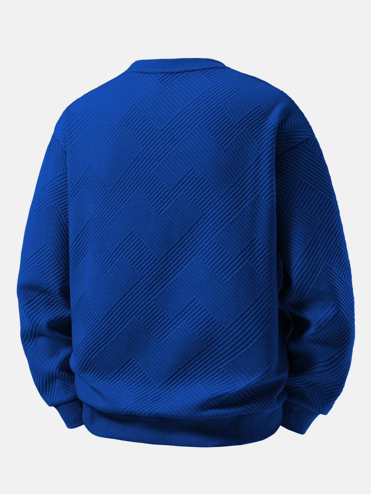 Relaxed Fit Stripe Jacquard Sweatshirt