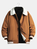 Teddy Lined Baseball Jacket