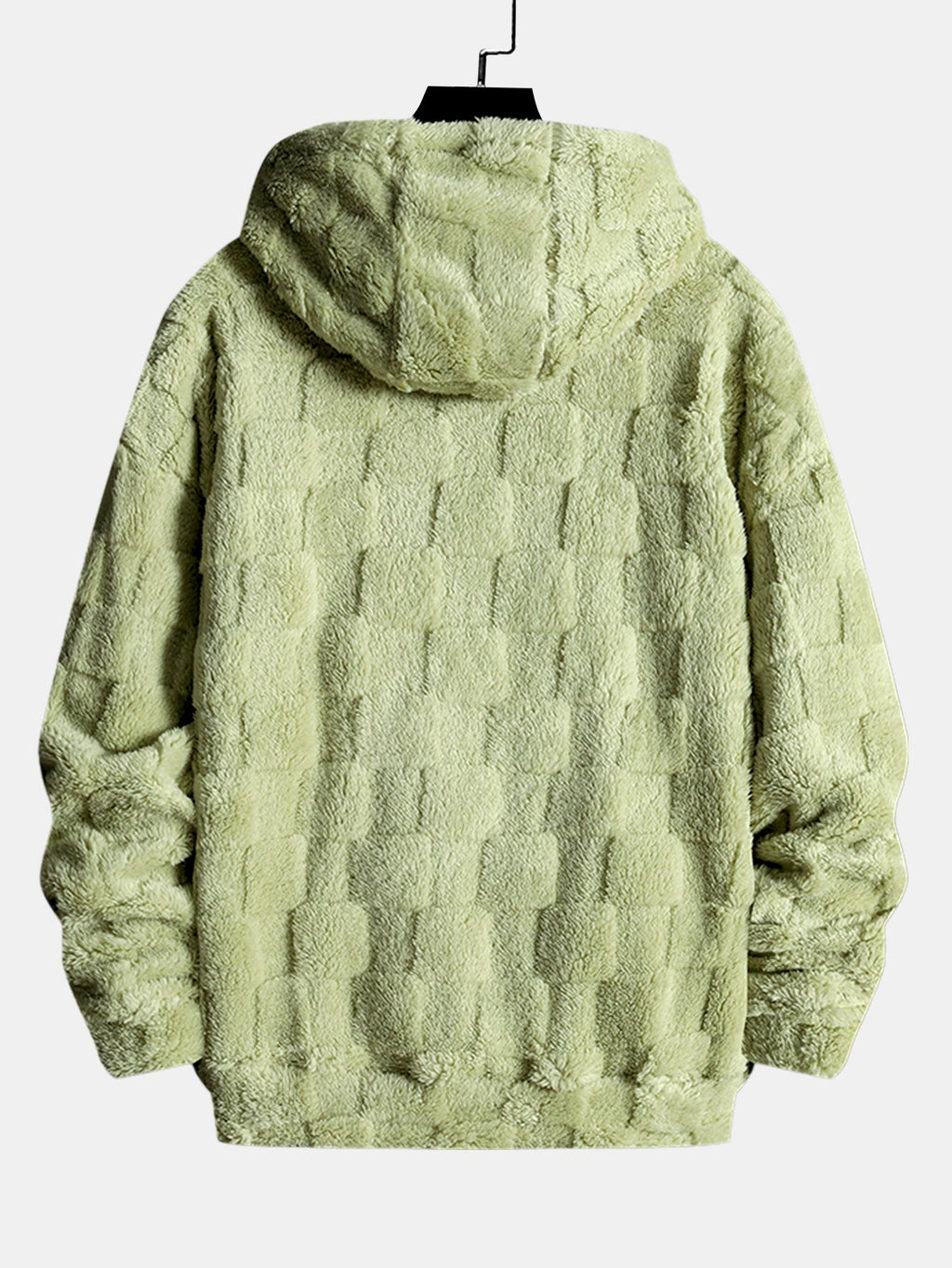 California Embroidered Teddy Checkerboard Hoodie