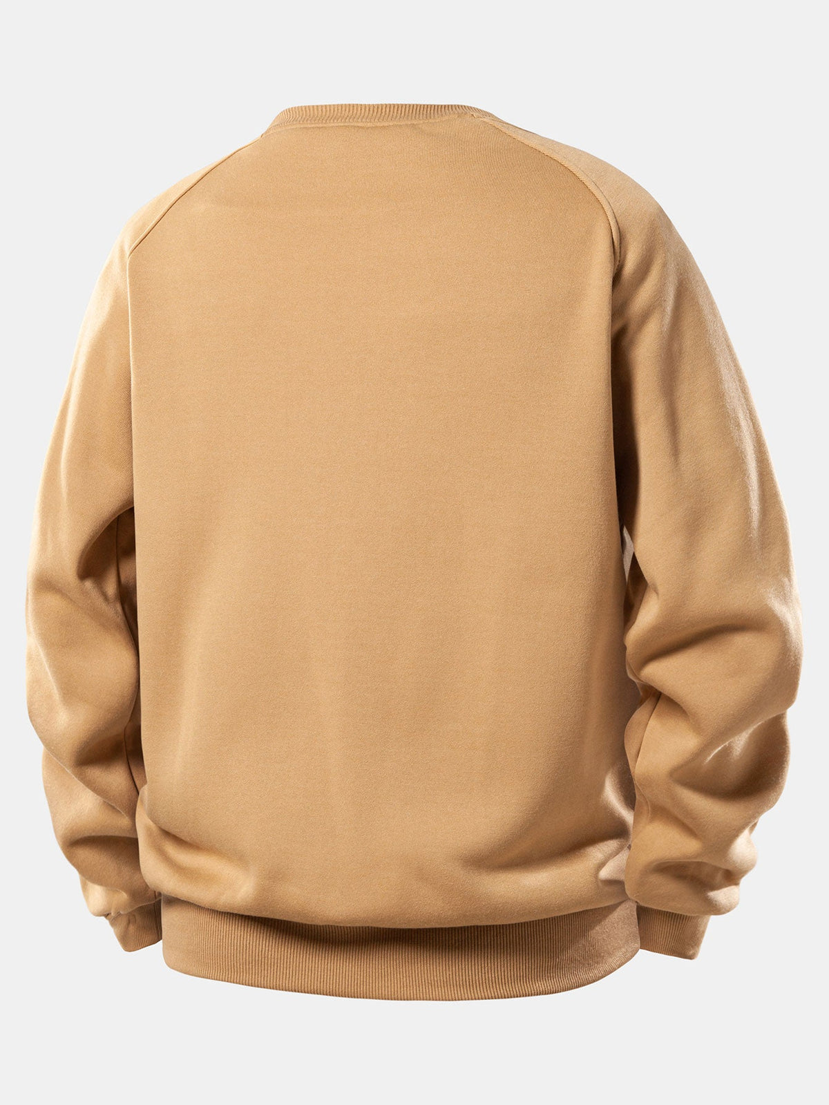 Basic Raglan Sleeve Crew Neck Sweatshirt
