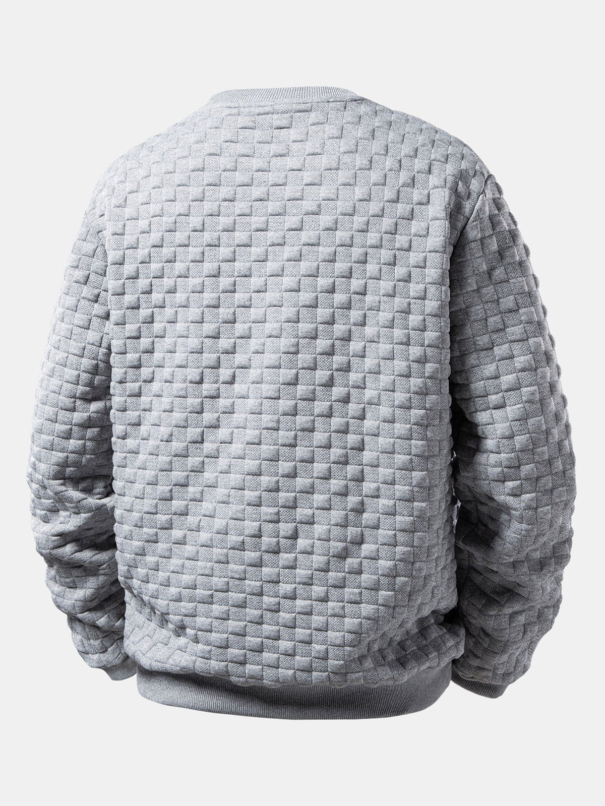 Checkerboard Jacquard Sweatshirt