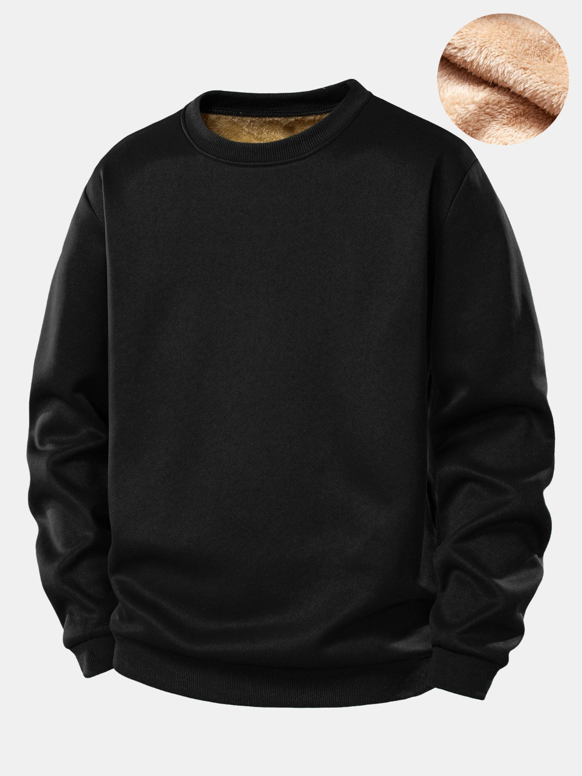 Teddy Fleece Lined Sweatshirt