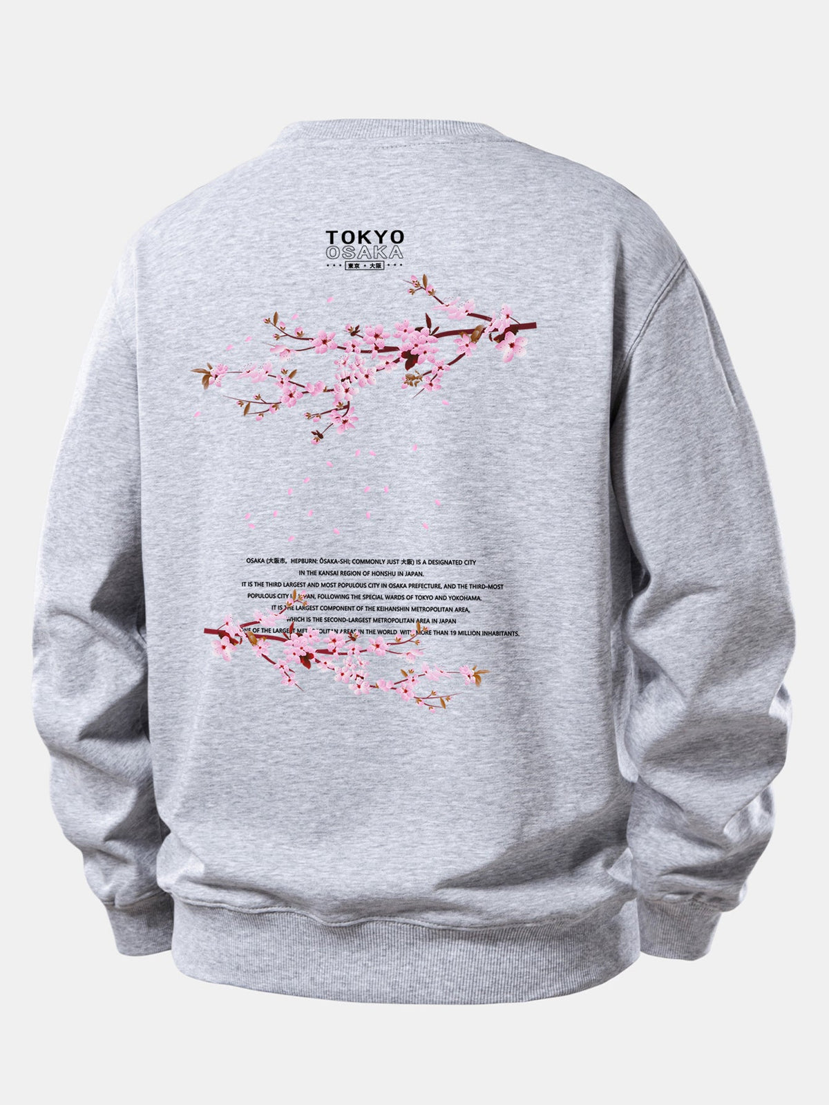 Tokyo Osaka Print Relax Fit Sweatshirt