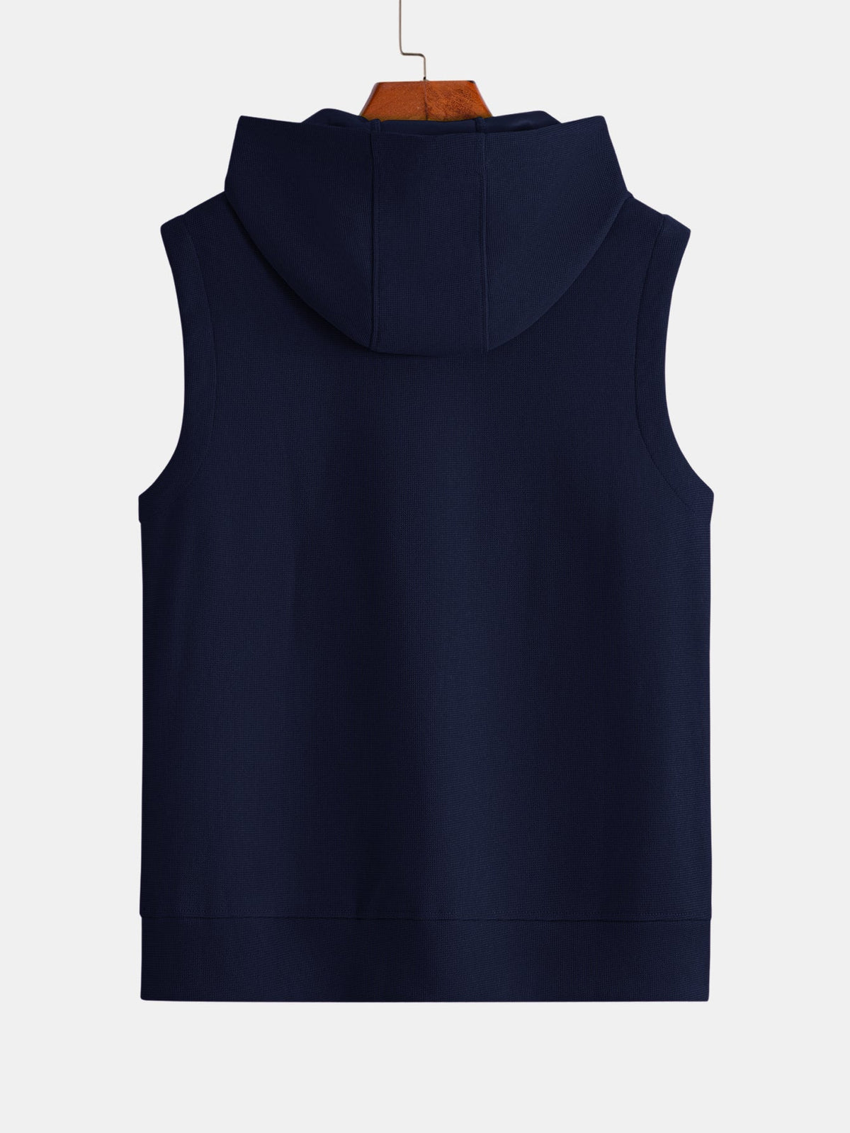 Waffle Sleeveless Hoodie