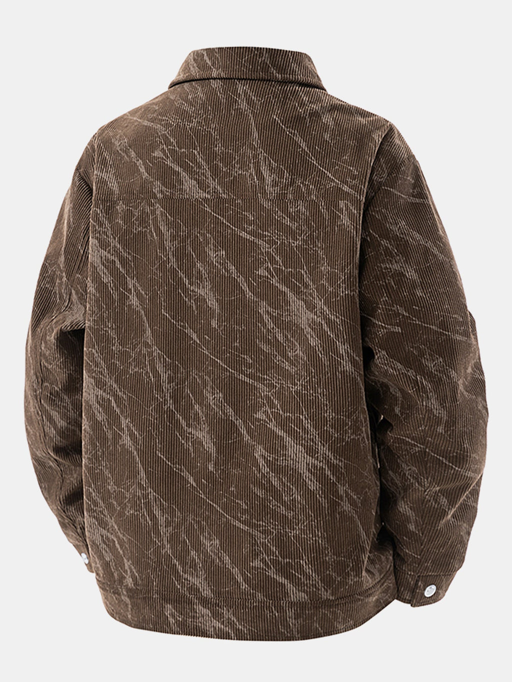 Marble Print Corduroy Jacket