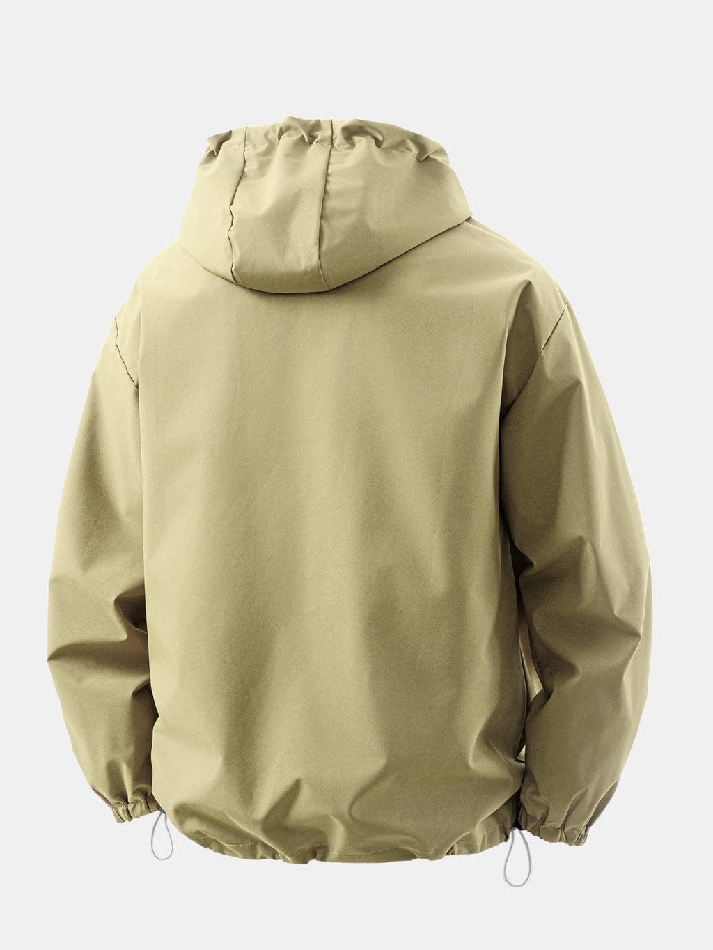 Half Zip Hooded Windbreaker Pullover