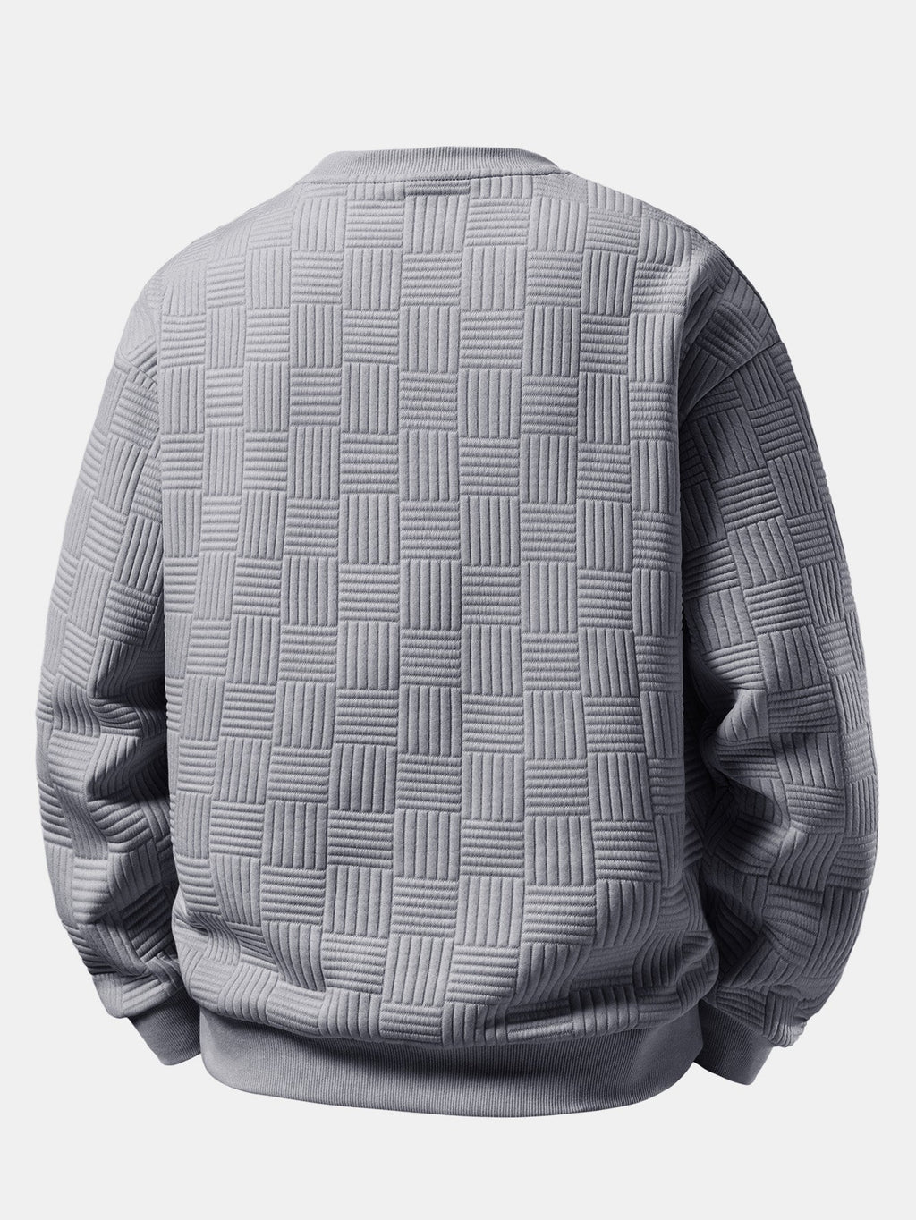Relaxed Fit Stripe Jacquard Sweatshirt