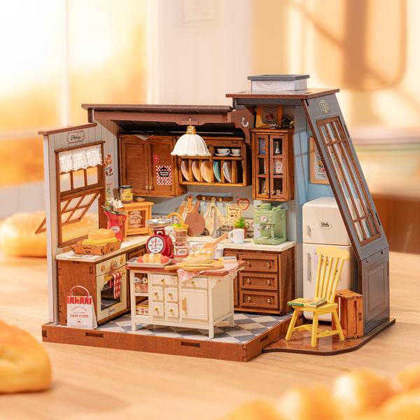 Robotime Rolife Baking Kitchen DIY Miniature House DG172
