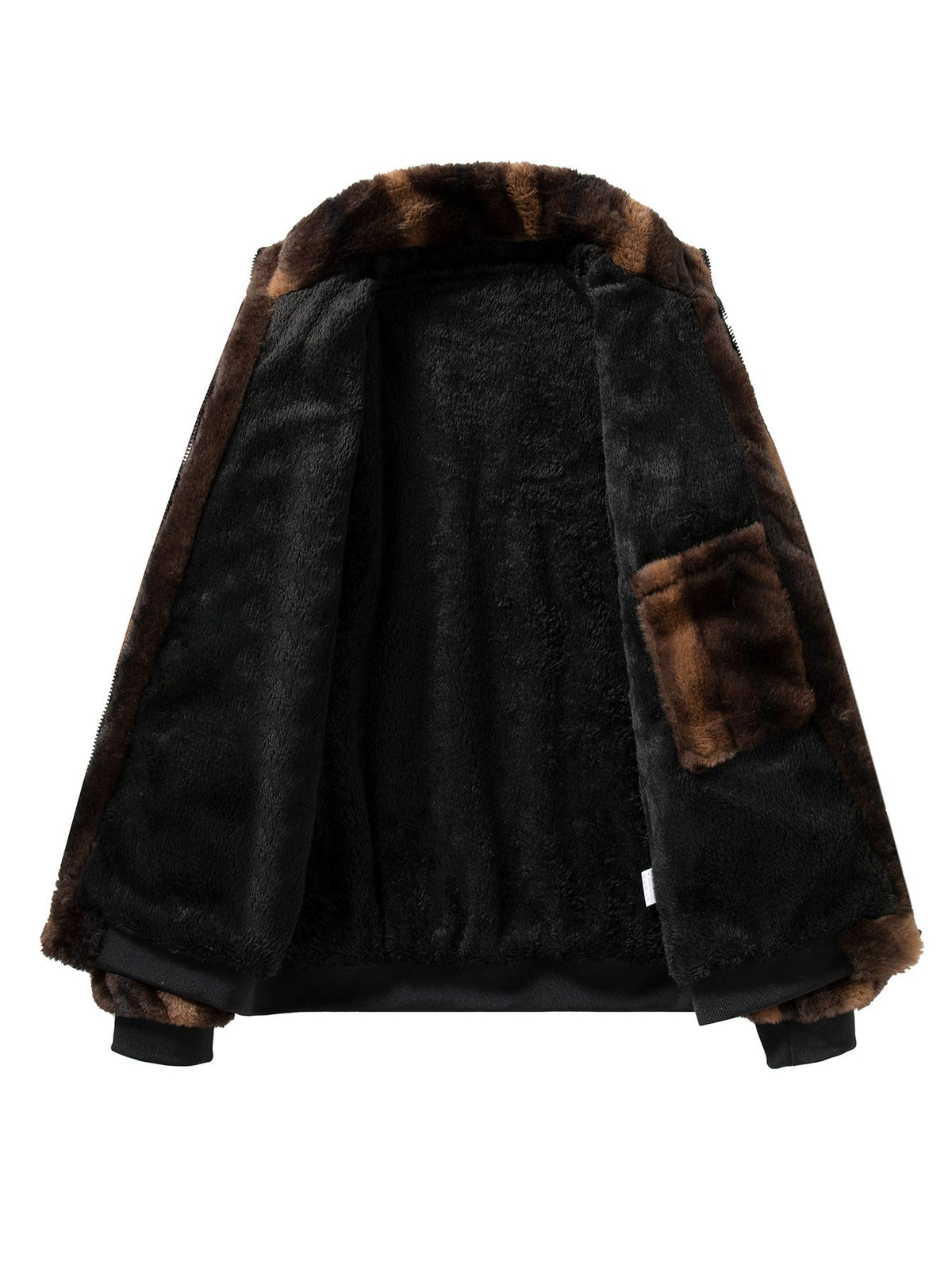 Faux Fur Zipper Jacket