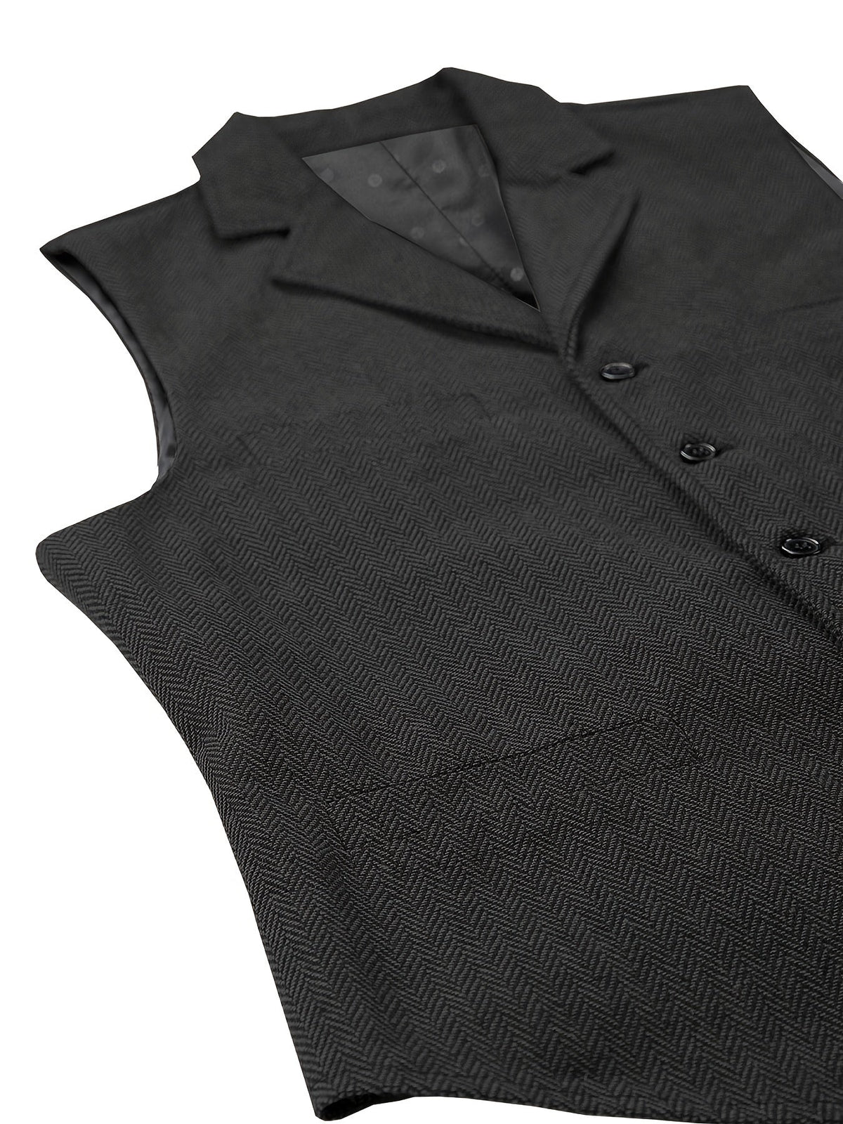 Emmett | Herringbone Tailored Waistcoat