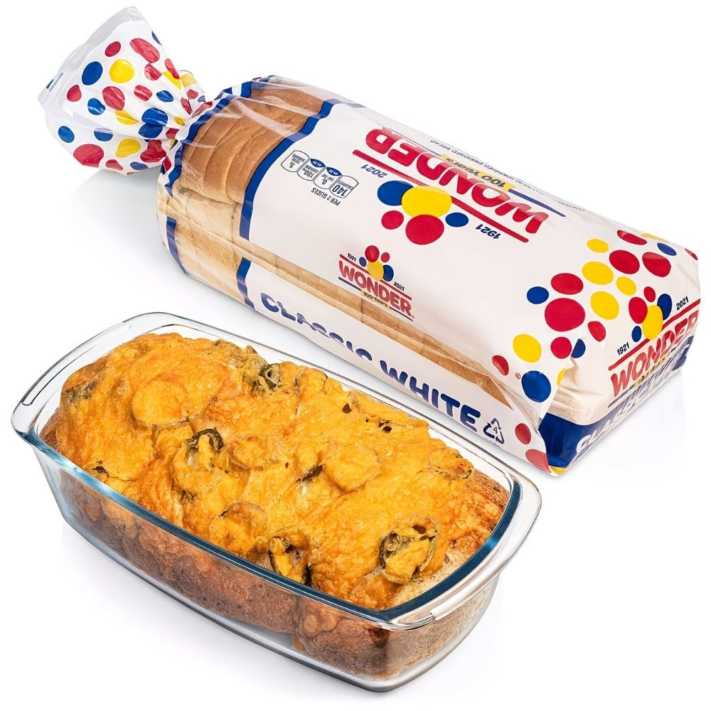 Baking Dish with Handles and Silicone Brush for Baking Bread Cakes