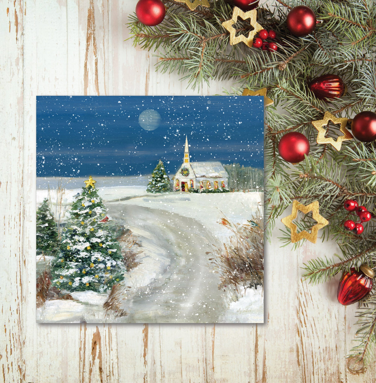 Winter Spirit Gallery-Wrapped Canvas Wall Art