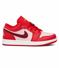 Air Jordan 1 Low SE – Valentine's Day Red White Heart Quilted