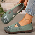 Linnea | Stilvolle florale Retro-Sandale