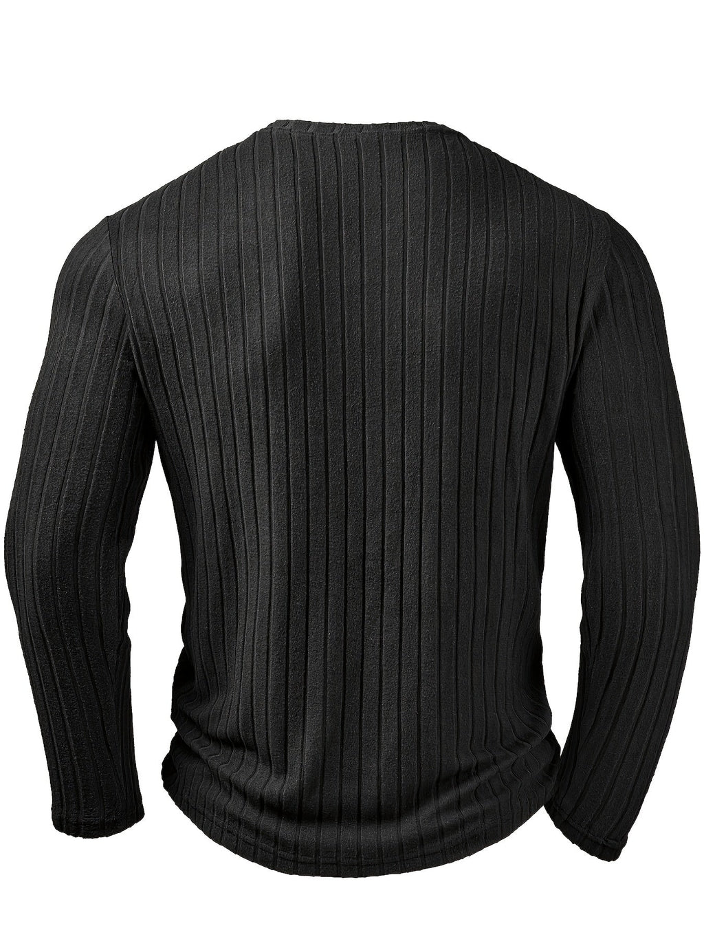Bryce | Ribbed V-Neck Long Sleeve Top