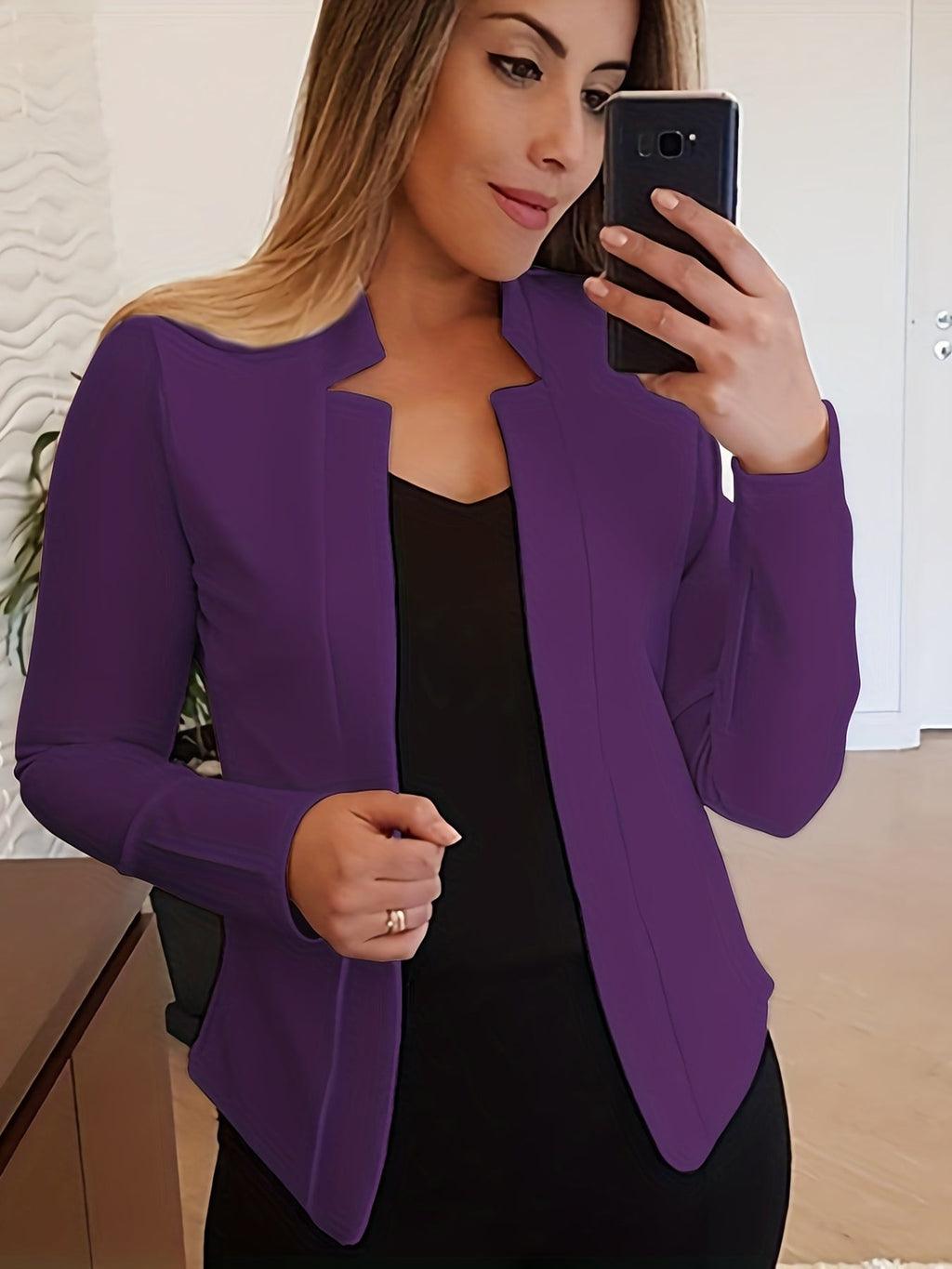 Corinne | Relaxed Open-Front Jacket