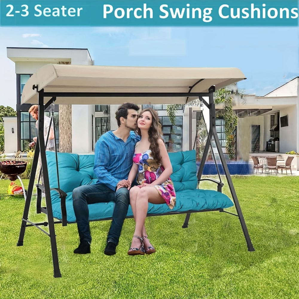 5-Inch Outdoor Swing Cushions with Waterproof Protection and Washable Cover for Patio