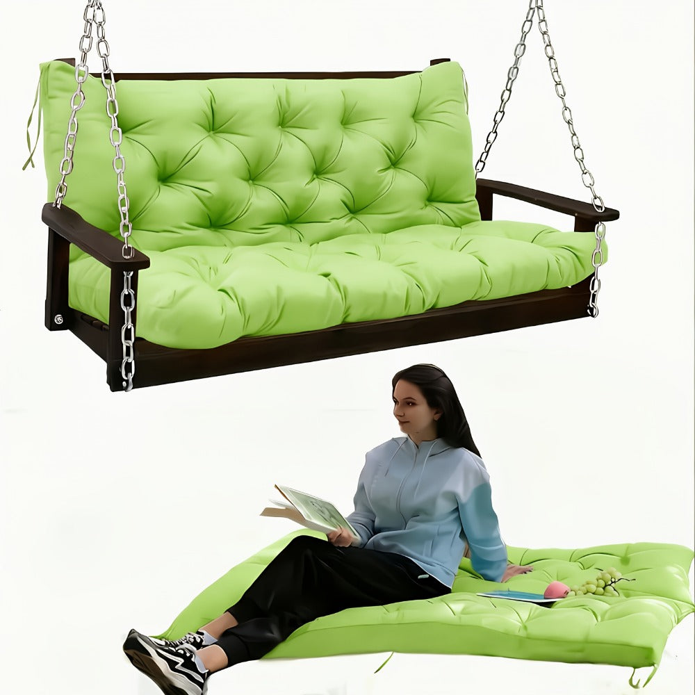 5-Inch Outdoor Swing Cushions with Waterproof Protection and Washable Cover for Patio