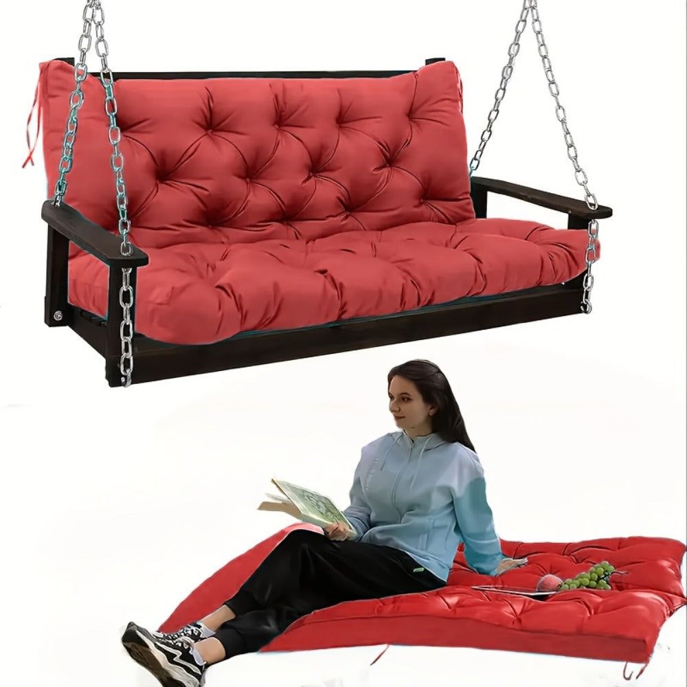 5-Inch Outdoor Swing Cushions with Waterproof Protection and Washable Cover for Patio
