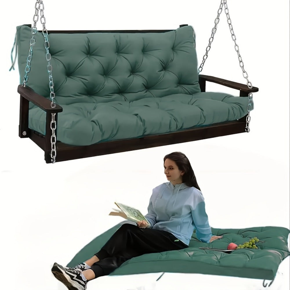 5-Inch Outdoor Swing Cushions with Waterproof Protection and Washable Cover for Patio