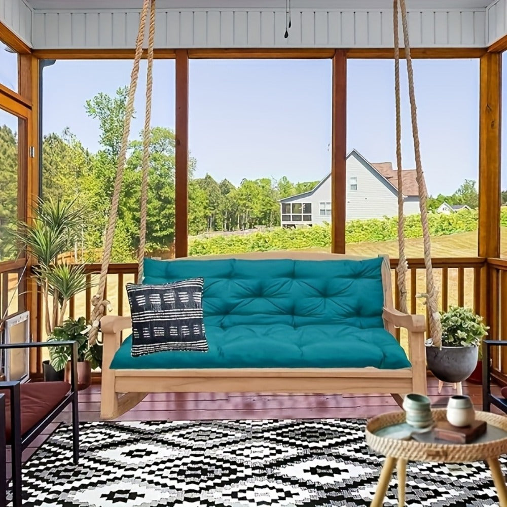 5-Inch Outdoor Swing Cushions with Waterproof Protection and Washable Cover for Patio