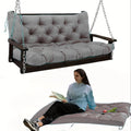 5-Inch Outdoor Swing Cushions with Waterproof Protection and Washable Cover for Patio