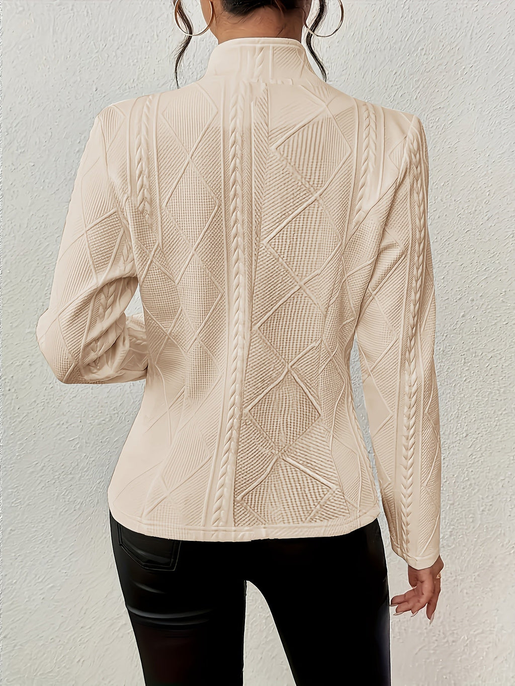 Delilah | Strukturierte, taillierte Jacke