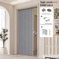 Magnetic Room Divider Curtain Doorway - Rodless Bohemian Striped Door Curtain, 210GSM Thickened Polyester