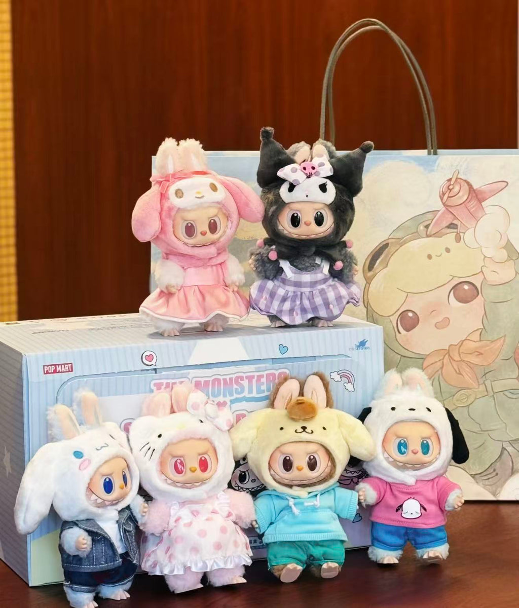 THE MONSTERS × Hello Kitty and Friends Series-Vinyl Plush Pendant Blind Box