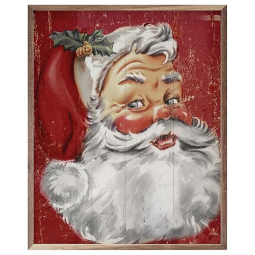 Kendrick Home Watchful Eye Santa Red