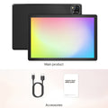 Android Tablet 10-Inch 2-in-1 with Android 15, 6000mAh Battery and Keyboard or Case Configurations