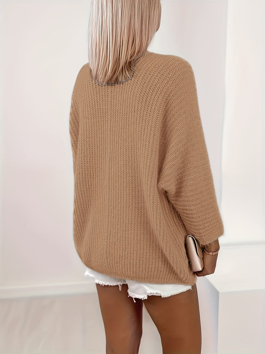 Marceline | Entspannte Strickjacke mit offener Front