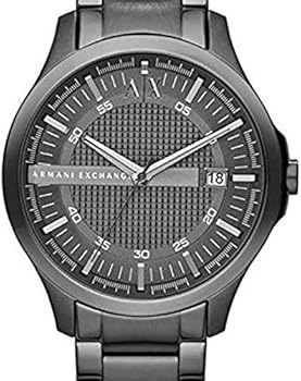 Armani Exchange Hampton AX2135 Herren-Chronograph – Graues Zifferblatt mit passendem Edelstahlarmband in Grau